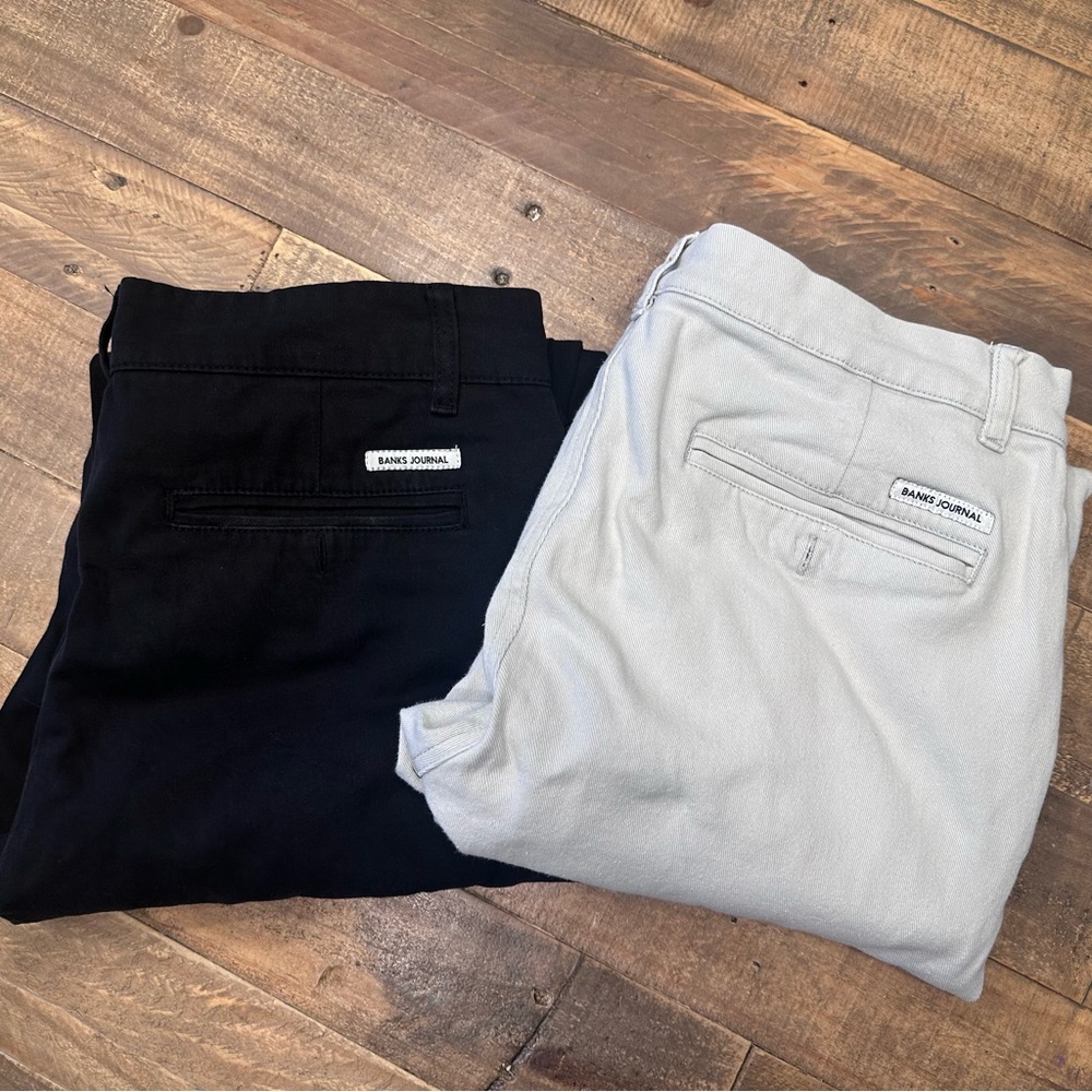 2 pairs of Banks Journal men’s pants, Size 32